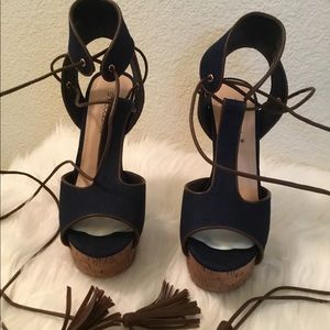 Denim Blue Heels